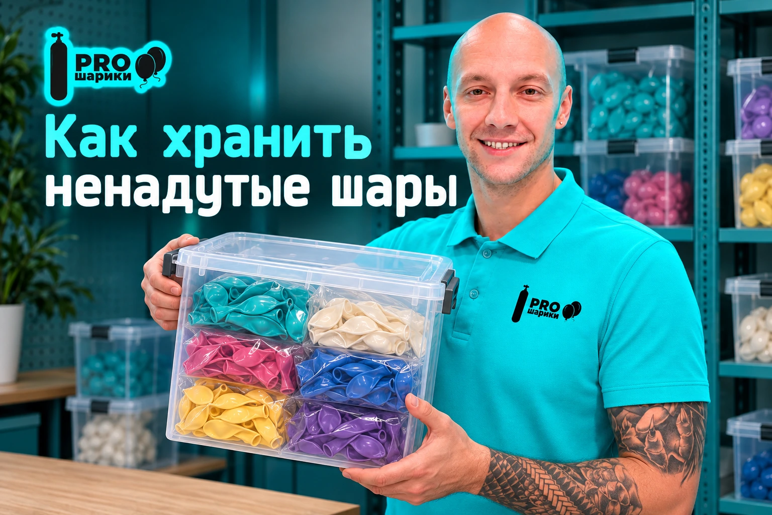 Как хранить ненадутые шары: порядок в запасах и проверка материала